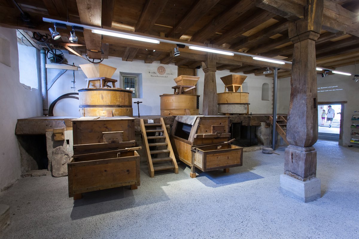Mühle im Schloss Hallwyl im Kanton Aargau